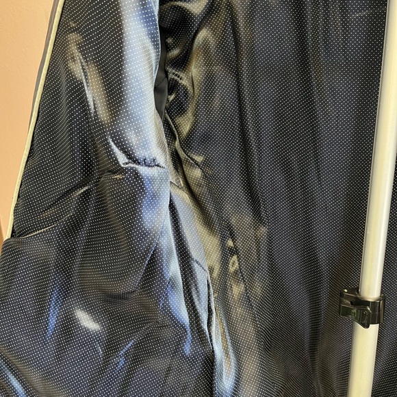 Massimo Dutti blue leather jacket - Picture 15 of 15